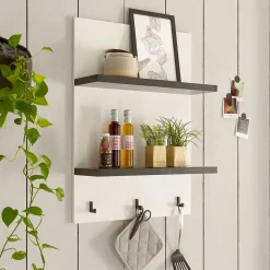 Landhaus Küchenregal für die Wandmontage - Eture