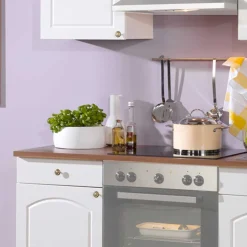 Landhaus Küchenzeile Lotte in Weiß (fünfteilig)