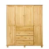 Landhaus Kleiderschrank aus Kiefernholz - Lajuna