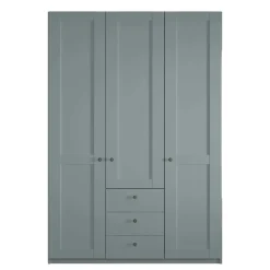 Landhaus Kleiderschrank in Graugrün - Rajavo