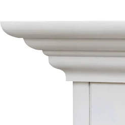 Landhaus Kleiderschrank in Weiß lackiert - Indico