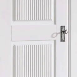 Landhaus Kleiderschrank in Weiß und Kiefer Grau - Caneon