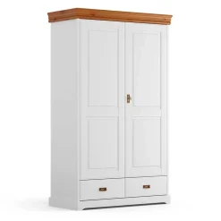 Landhaus Kombi-Kleiderschrank aus Kiefernholz - Varicano