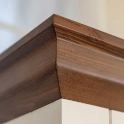 Landhaus Kombi-Kommode aus Kiefer zweifarbig - Zalya