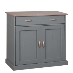 Landhaus Kombikommode in Grau & Braun - Nepplan