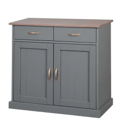 Landhaus Kombikommode in Grau & Braun - Nepplan