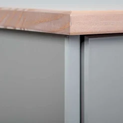 Landhaus Kombikommode in Grau & Braun - Nepplan