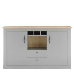 Landhaus Kommode in Lichtgrau - Buleta