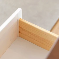 Landhaus Kommode in Weiß und Braun - Zalya