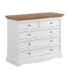 Landhaus Kommode mit fünf Schubladen - Bordona