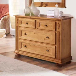 Landhaus Kommode Terezza aus Fichte Massivholz