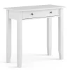 Landhaus Konsolentisch mit Schublade in Weiß - Indico