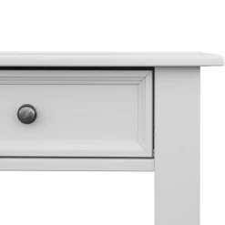 Landhaus Konsolentisch mit Schublade in Weiß - Indico