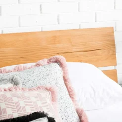 Landhaus Massivholzbett mit Kufen - Fuertun