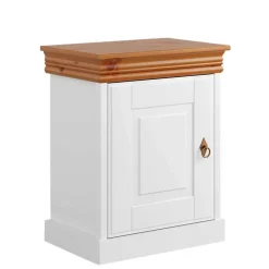 Landhaus Nachtschrank mit Drehtür - Varicano