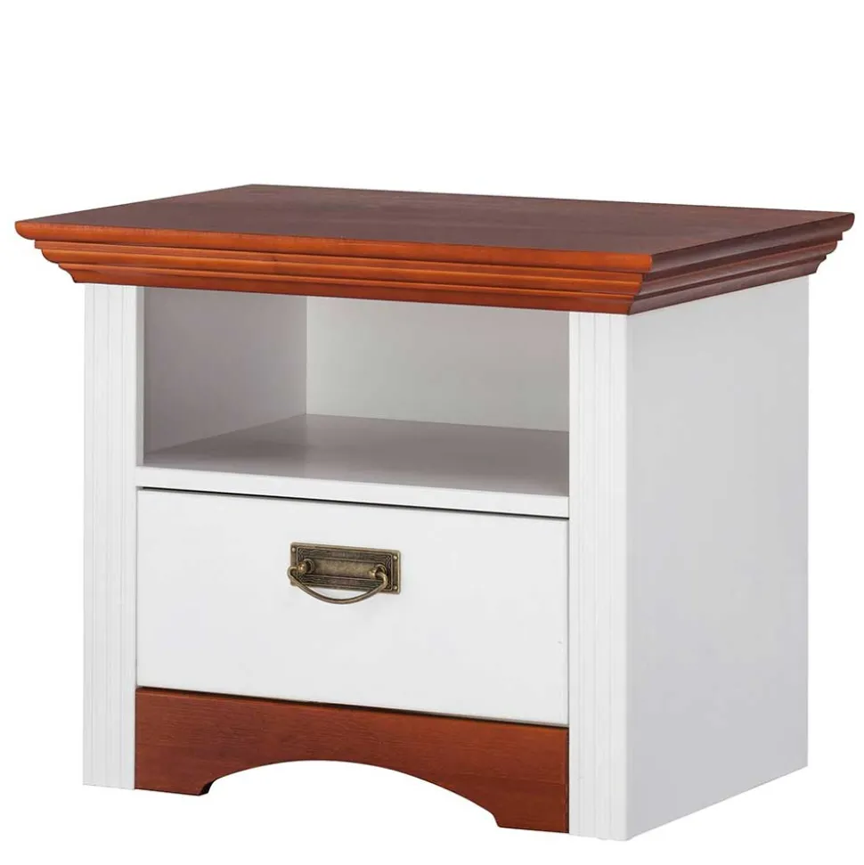 Landhaus Nachttisch zweifarbig - Beapta