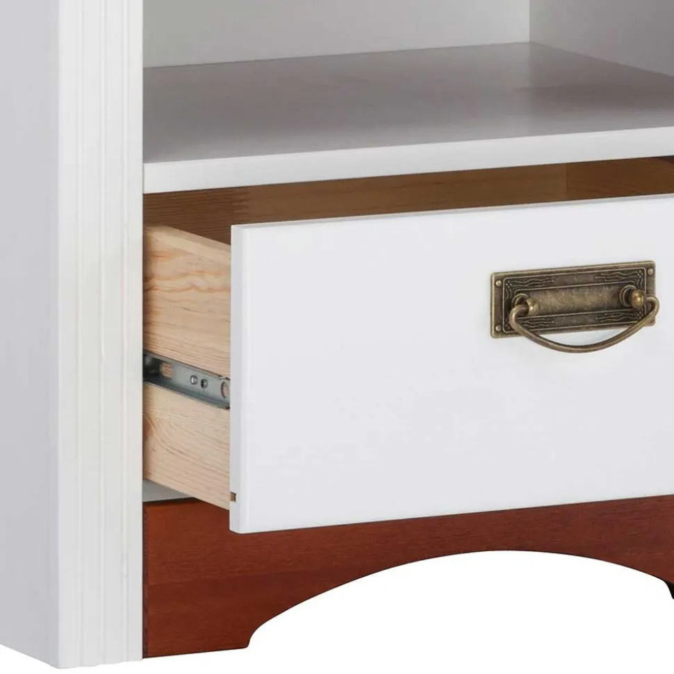 Landhaus Nachttisch zweifarbig - Beapta