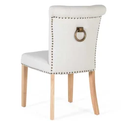 Landhaus Polsterstühle in Beige - Milwana (2er Set)