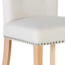 Landhaus Polsterstühle in Beige - Milwana (2er Set)