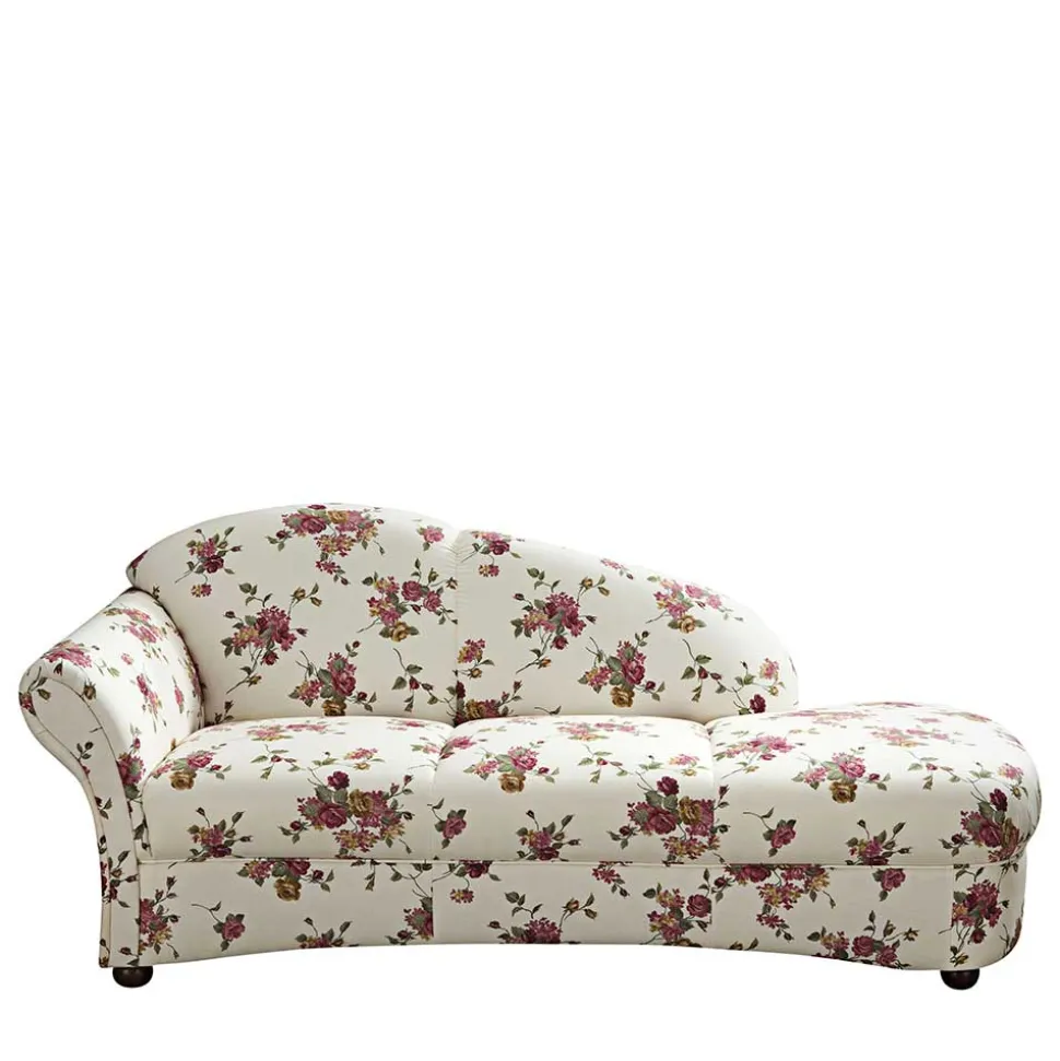 Landhaus Recamiere mit Blumen Stoff - Nitesa