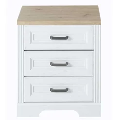 Landhaus Rollcontainer mit drei Schubladen - Mehady