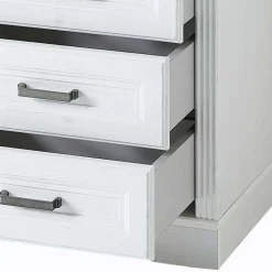 Landhaus Rollcontainer mit drei Schubladen - Mehady