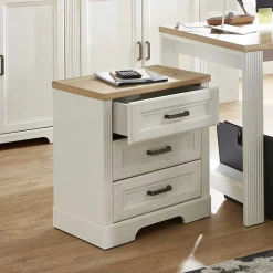 Landhaus Rollcontainer mit drei Schubladen - Mehady