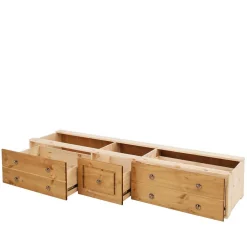 Landhaus Schlafzimmer mit Stauraumbett - Imressa (vierteilig)