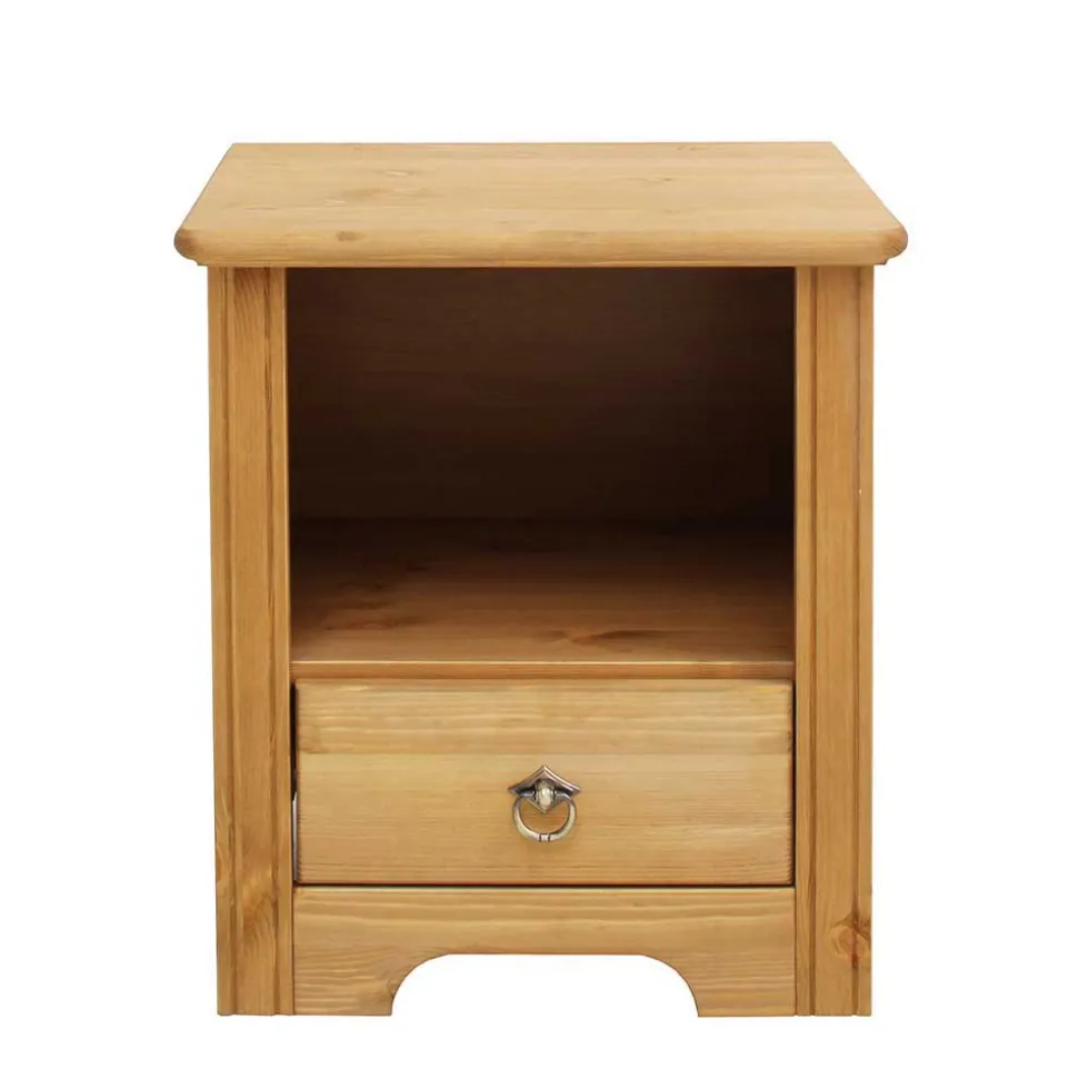 Landhaus Schlafzimmer mit Stauraumbett - Imressa (vierteilig)