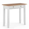 Landhaus Schminktisch in Weiß mit Eiche - Bordona