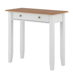 Landhaus Schminktisch in Weiß mit Eiche - Bordona