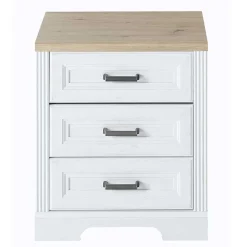 Landhaus Schreibtisch & Rollcontainer - Mehady (zweiteilig)