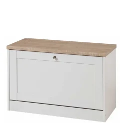 Landhaus Schuhbank mit Klappe - Nudion