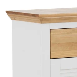 Landhaus Schuhschrank mit Lamellentüren - Axdonira