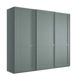 Landhaus Schwebetüren-Schrank in Graugrün - Rajavo
