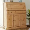 Landhaus Sekretär aus Kiefer Massivholz - Brindusa