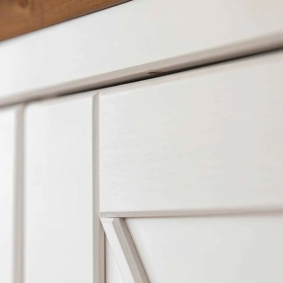 Landhaus Sideboard aus Kiefer zweifarbig - Zalya