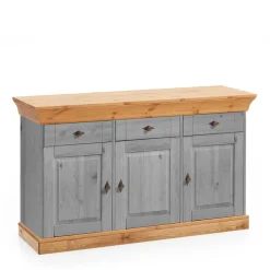Landhaus Sideboard Cempino in Grau