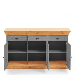 Landhaus Sideboard Cempino in Grau