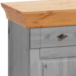 Landhaus Sideboard Cempino in Grau