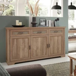 Landhaus Sideboard in Eiche Optik - Barack