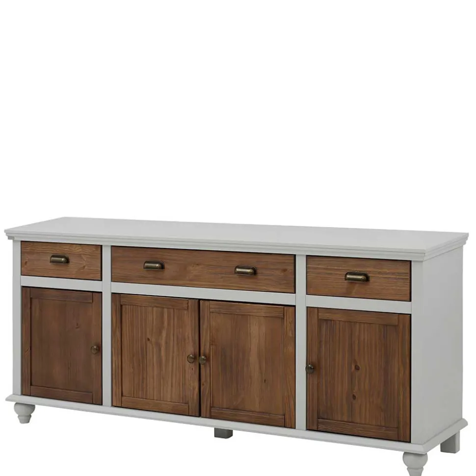 Landhaus Sideboard in Holz Braun - Veproma