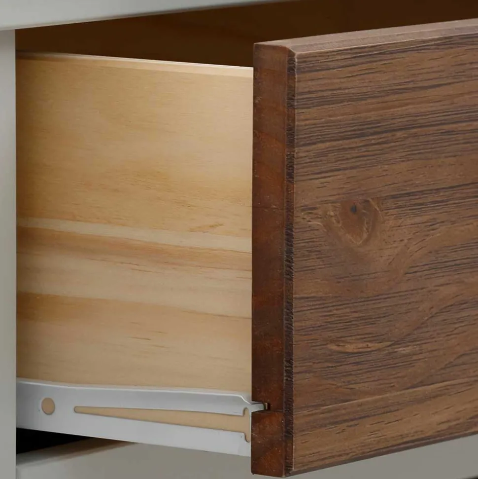 Landhaus Sideboard in Holz Braun - Veproma