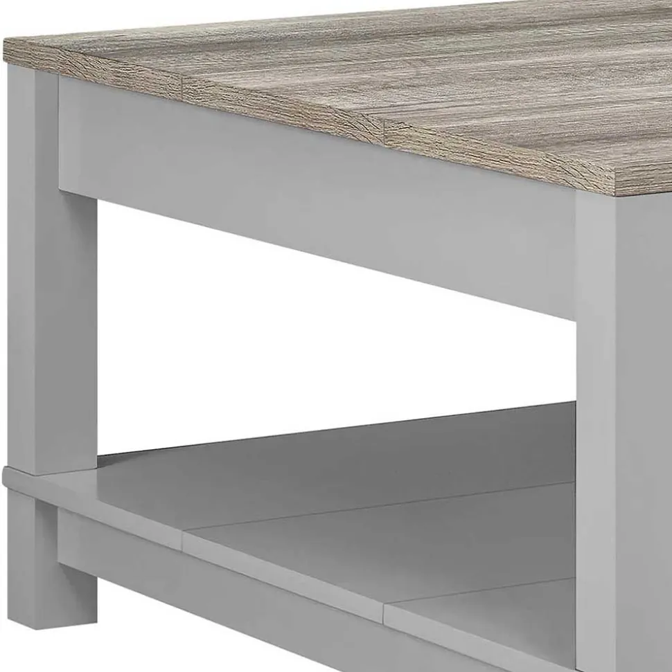 Landhaus Sofatisch in verwitterter Holzoptik - Likening