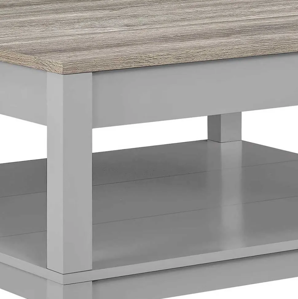 Landhaus Sofatisch in verwitterter Holzoptik - Likening