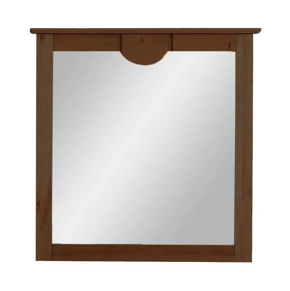 Landhaus Spiegel mit dunklem Holzrahmen - Yemisa