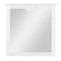 Landhaus Spiegel mit weißem Holzrahmen - Vesrav