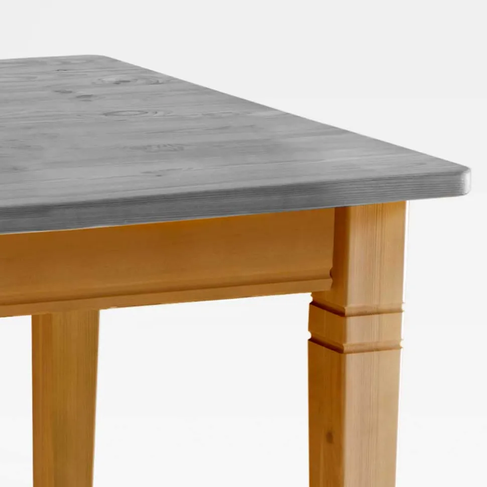 Landhaus Style Esszimmertisch zweifarbig - Viensta