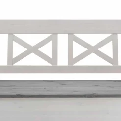 Landhaus Truhenbank Yoan aus Kiefer Massivholz