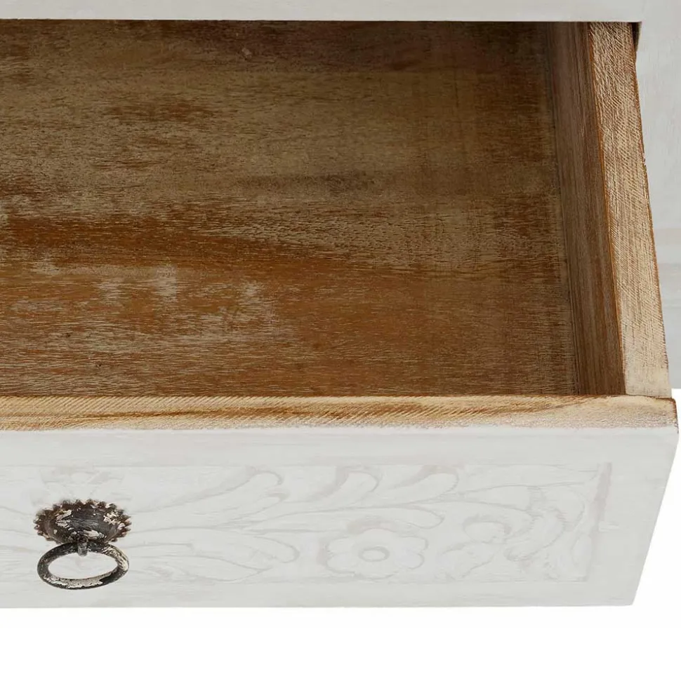 Landhaus TV Board in Weiß lackiert - Lucos